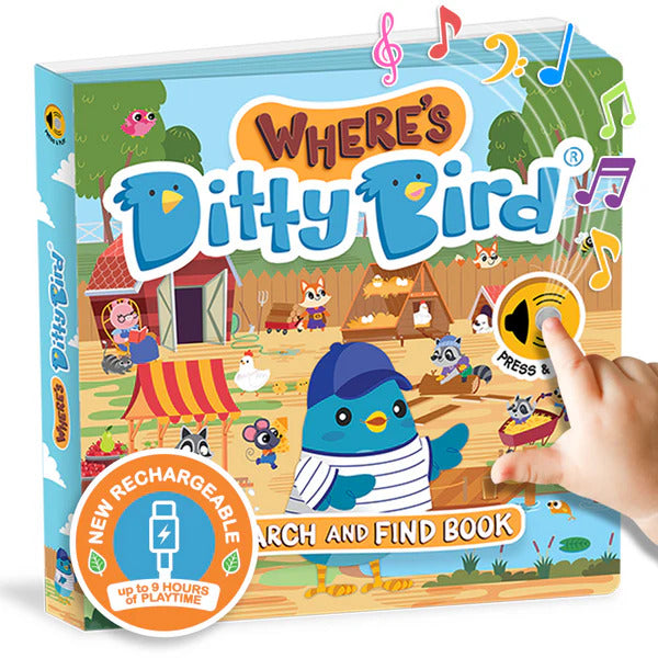 Ditty Bird: Where's Ditty Bird Search and Find Book