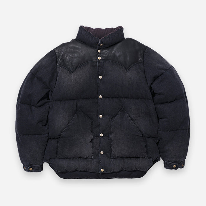 DOWN JACKET - BLACK DENIM