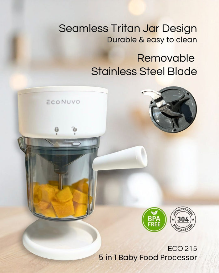 EcoNuvo ECO215 5-in-1 Baby Food Processor