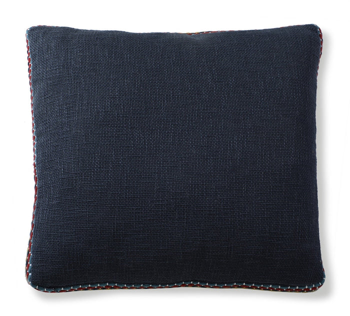 Elegant Ivory Basketweave Pillow 20x20 with insert