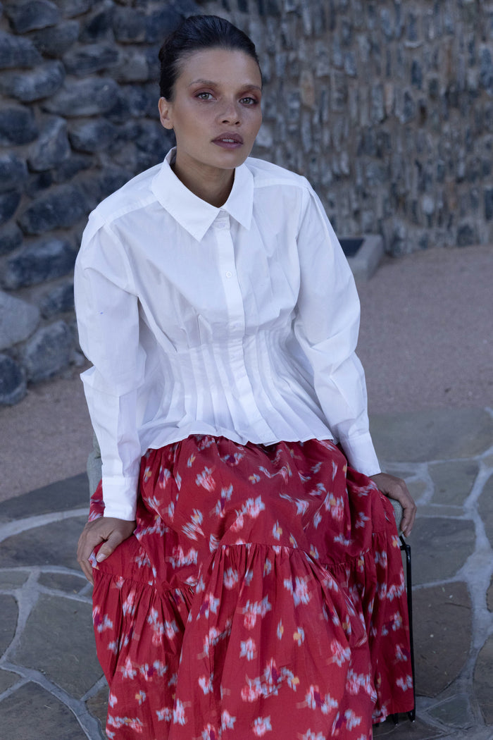Elizabeth Top- Hepburn Cloud