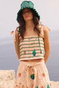 Ella Top- Dip Green