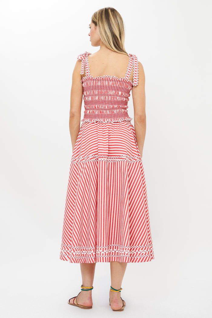 Ella Top- Sconset Red