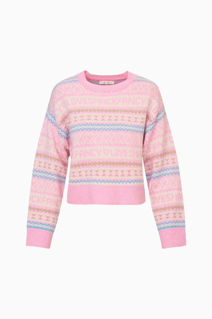 Emberly Wool Fair Isle Pullover