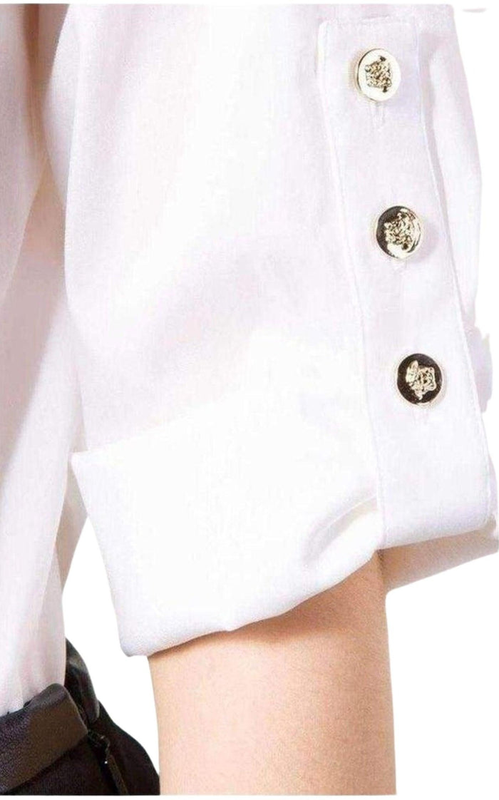 Versace Embroidered Placket Shirt - Runway Catalog