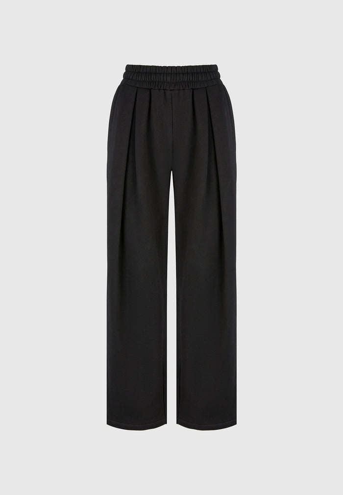 fanny-straight-leg-box-pleat-joggers-black
