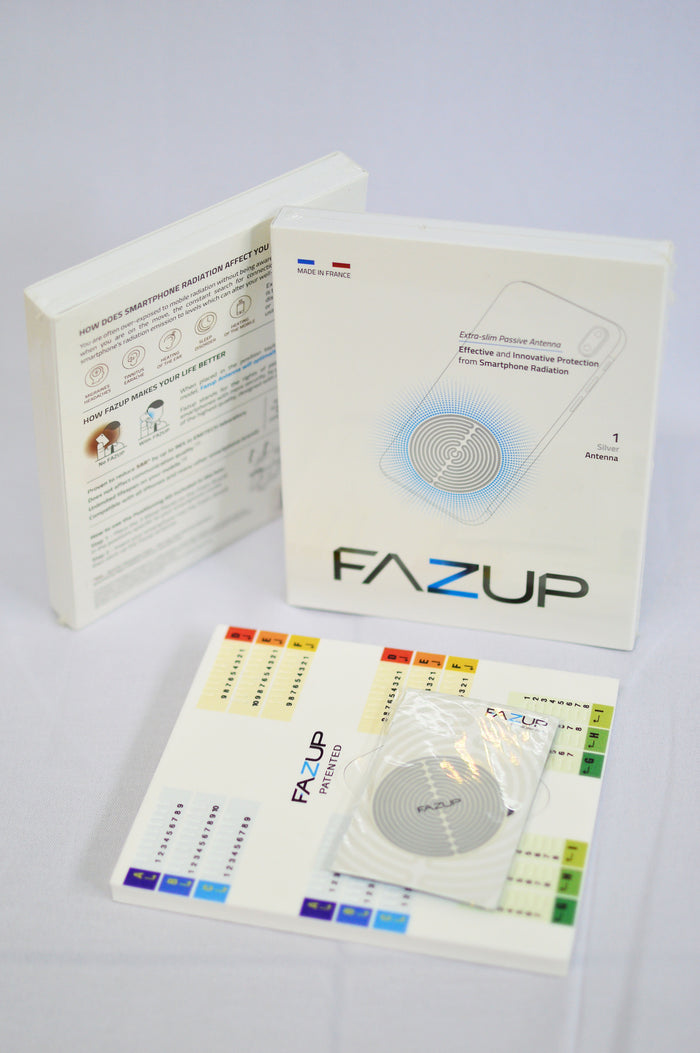 Fazup Anti-Radiation Sticker Patch SILVER (Duo Pack)