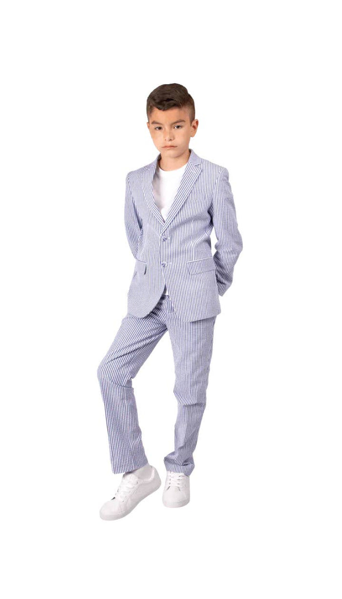 Ferrecci - Boy's Seersucker 2pc Suit Set
