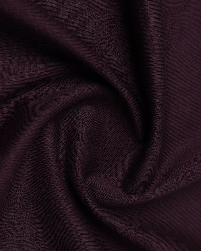 Fig Textured Polo - Full