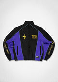 First Row - FRJ3022 Club Track Jkt (purple/blk)