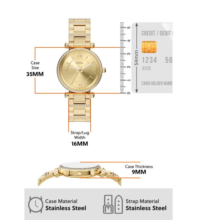 Fossil
Carlie Quartz Women 35 mm ES5465 - Ashoka Watch Company