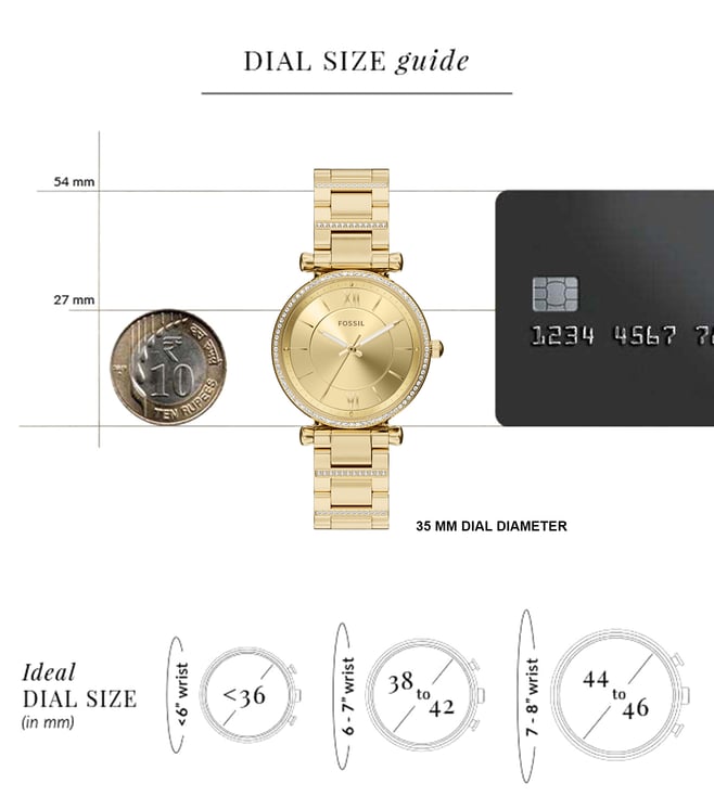 Fossil
Carlie Quartz Women 35 mm ES5465 - Ashoka Watch Company