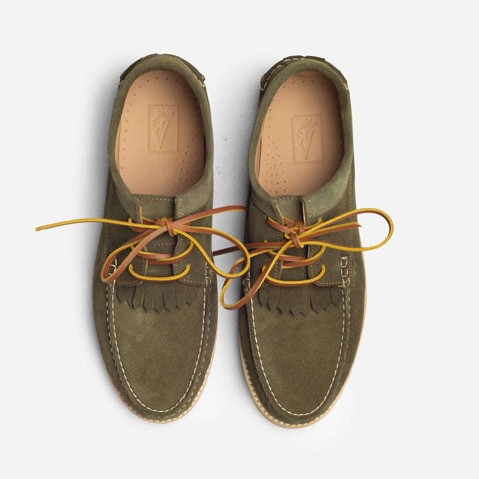 FRINGE ROCKER MOC - OLIVE