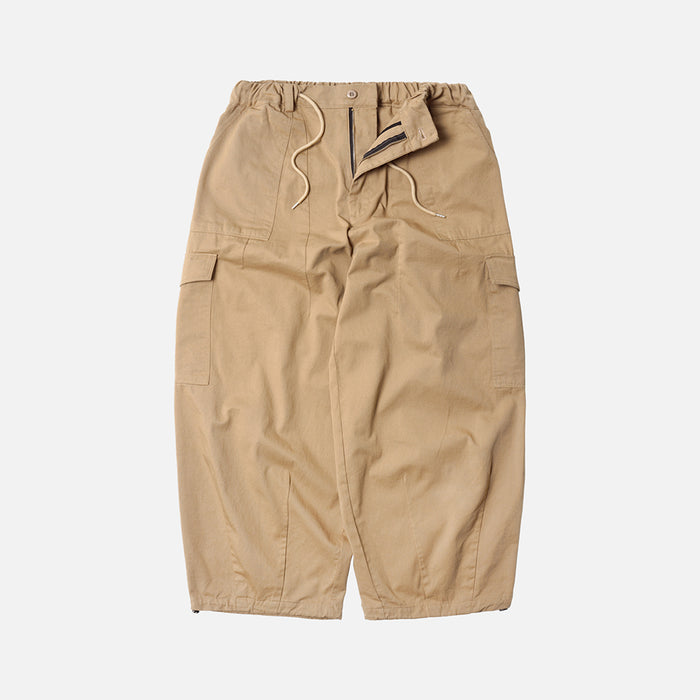 Frizmworks Twill Cargo Balloon Pants - Beige
