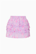Girls Billie Heirloom Print Skirt - HIBISCUS