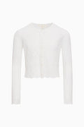 Girls Sookie Bow Pointelle Cardigan