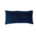 Global Inspired Lao Ikat Indigo Blue Pillow 12x24 with insert