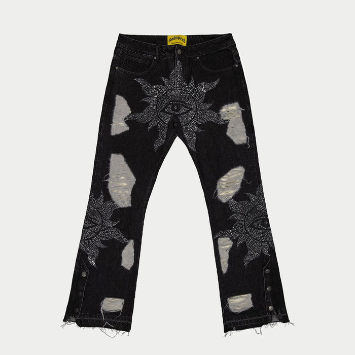 Godspeed - Crystal Vizion Denim - Black - Clique Apparel