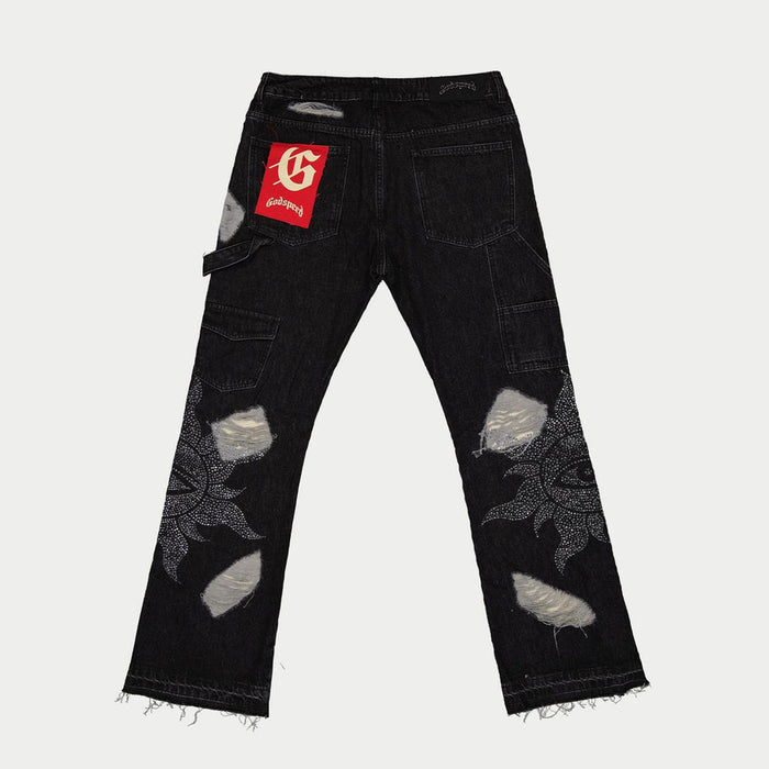Godspeed - Crystal Vizion Denim - Black - Clique Apparel