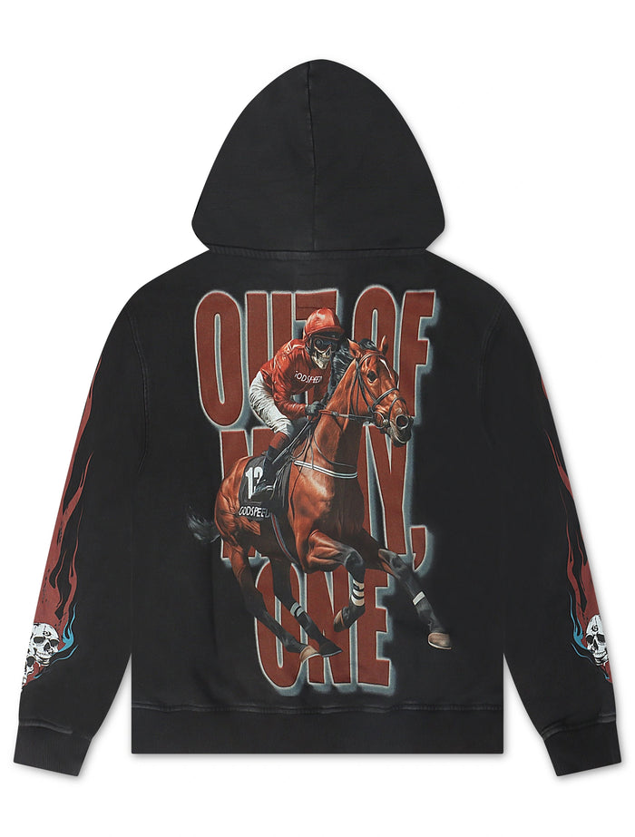 Godspeed - Thoroughbred Hoodie - Black Wash - Clique Apparel
