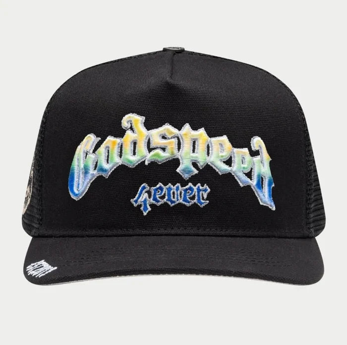 GodSpeed - Trucker Hat Gradient Black - Clique Apparel
