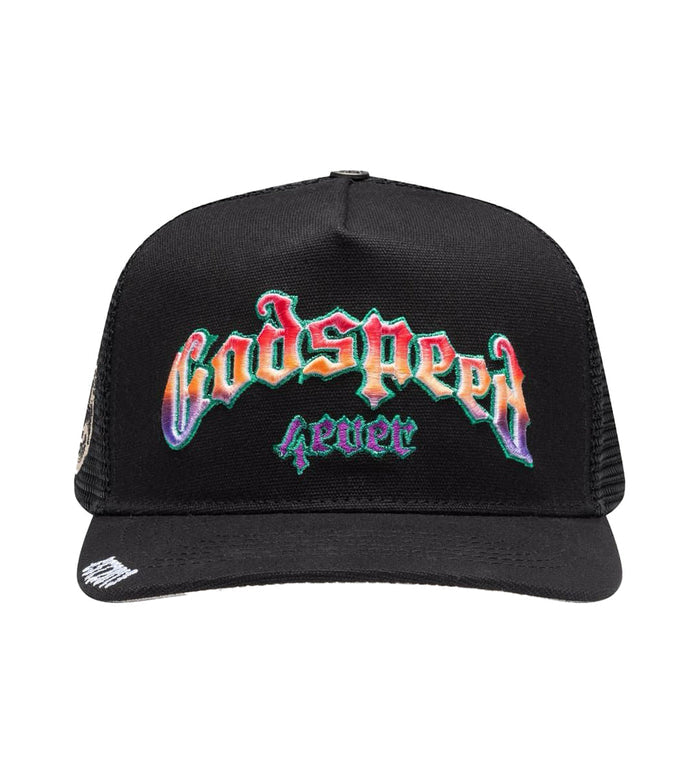 GodSpeed - Trucker Hat Gradient Black - Clique Apparel