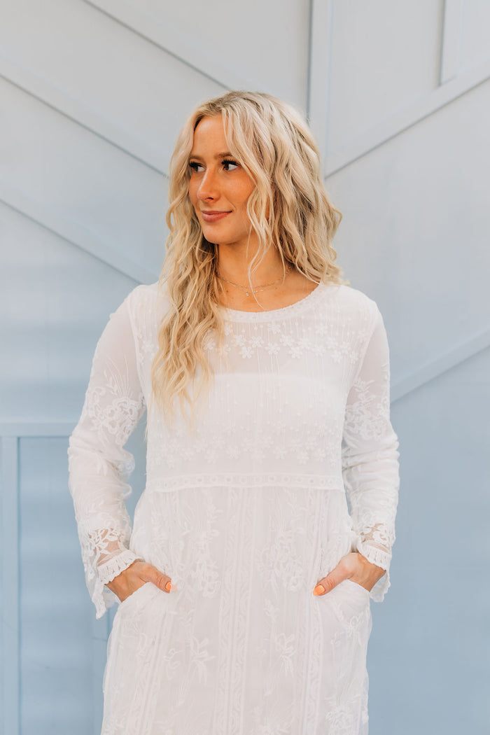 Grace Temple Dress Available in 1X, 2X, 3X
