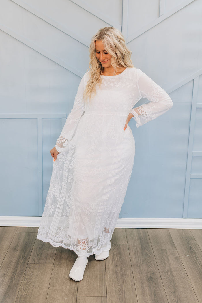 Grace Temple Dress Available in 1X, 2X, 3X