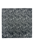 Gramercy Black Paisley Pocket Square