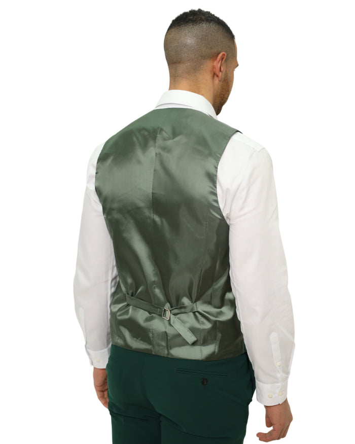 Green Flora Classic 3 Piece Men's Suit-Makrom