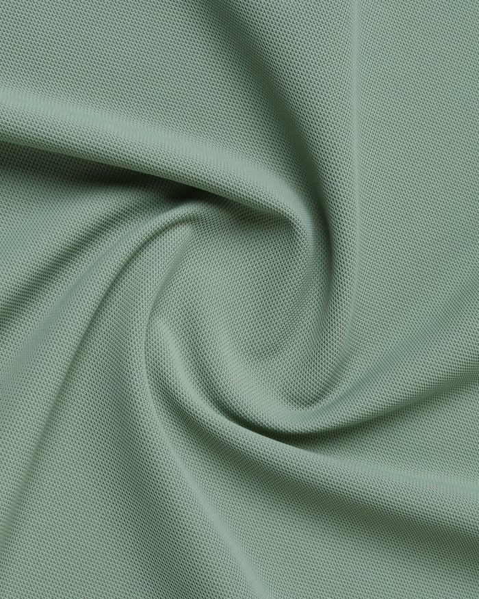 Green Half Sleeve TechPro Solid Shirt - Kanon