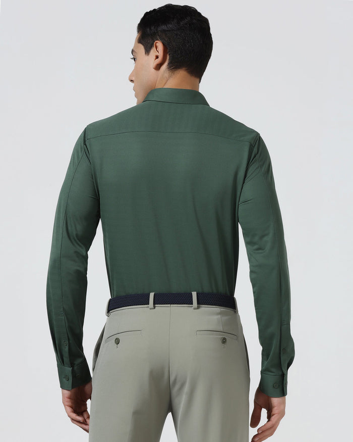 Green TechPro Stripe Shirt - Keish