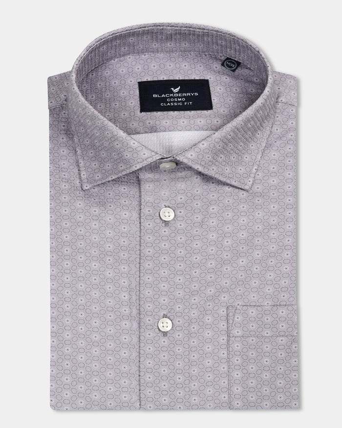 Grey Printed Shirt - Anise
