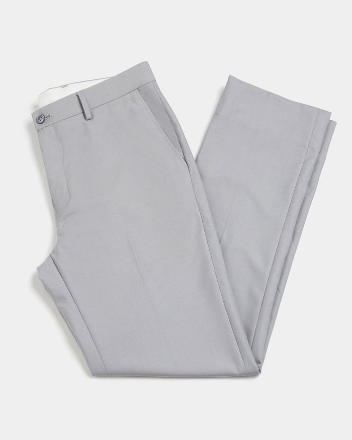 Grey Solid Trouser - Tudor