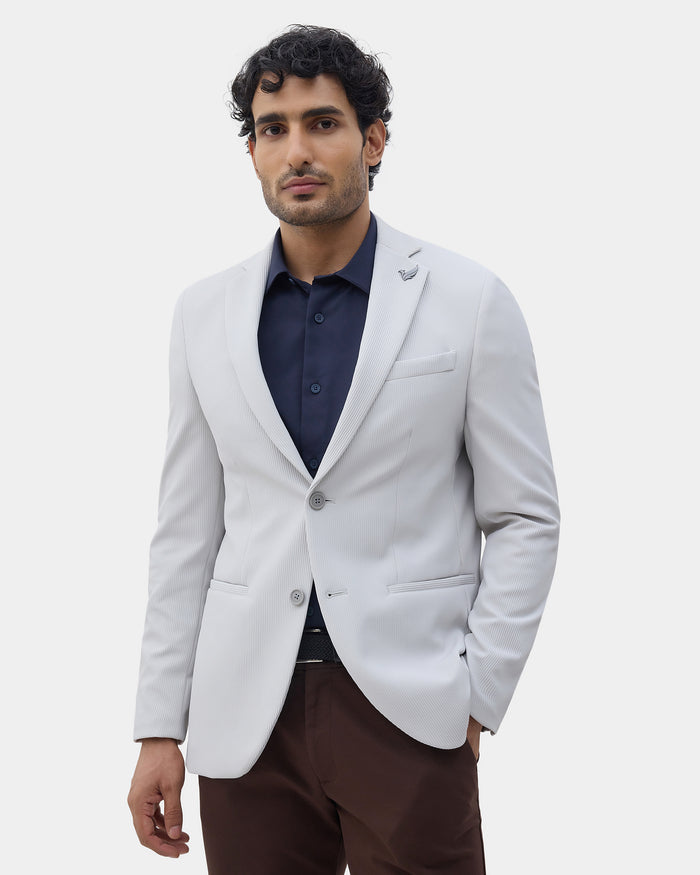 LONG JACKET SLIM FIT STRIPE JACKET