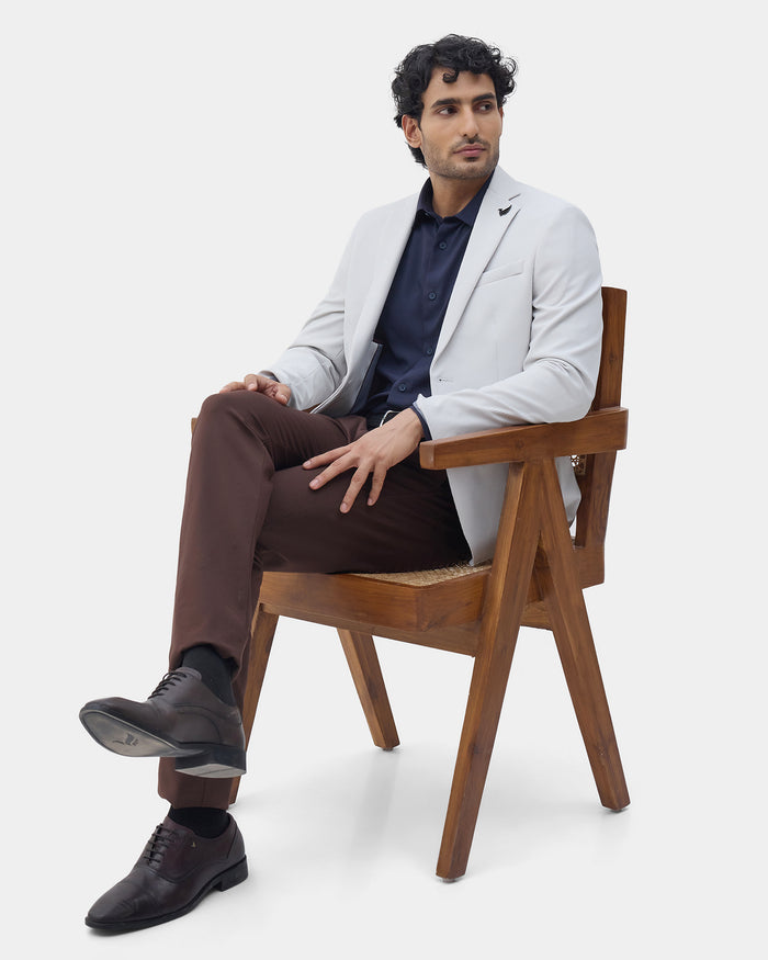 Grey Stripe Blazer - Batista