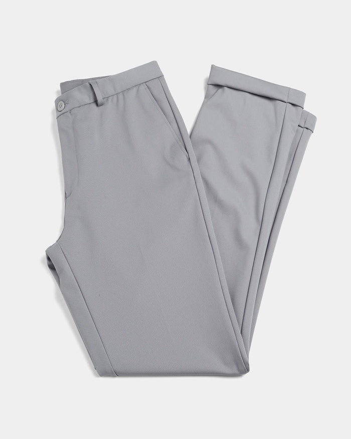 Grey TechPro Textured Trouser - Meteor