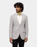 Grey Textured Blazer - Mit