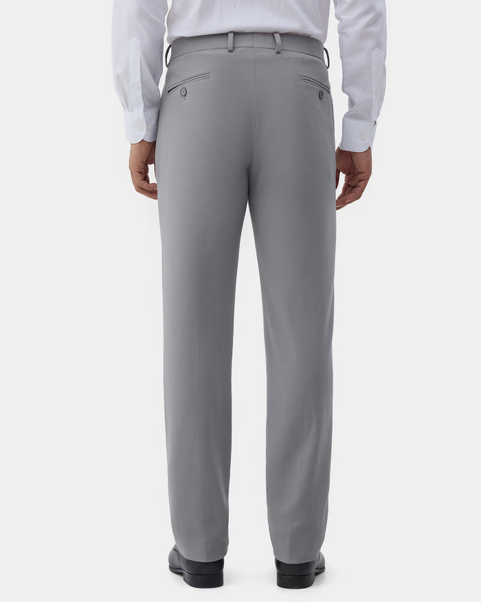 Grey Textured Trouser - Jona