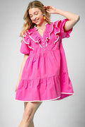 pink umgee plus dress