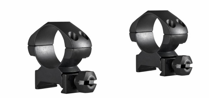 Hawke Precision 1" Weaver Medium Steel Ring Mounts