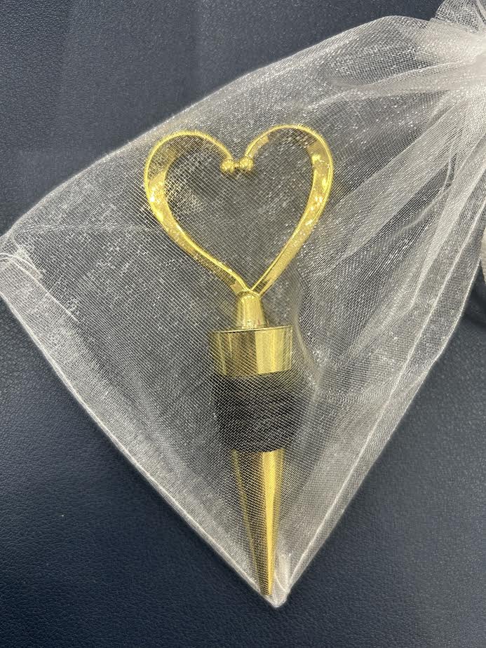 Heart Wine Bottle Topper