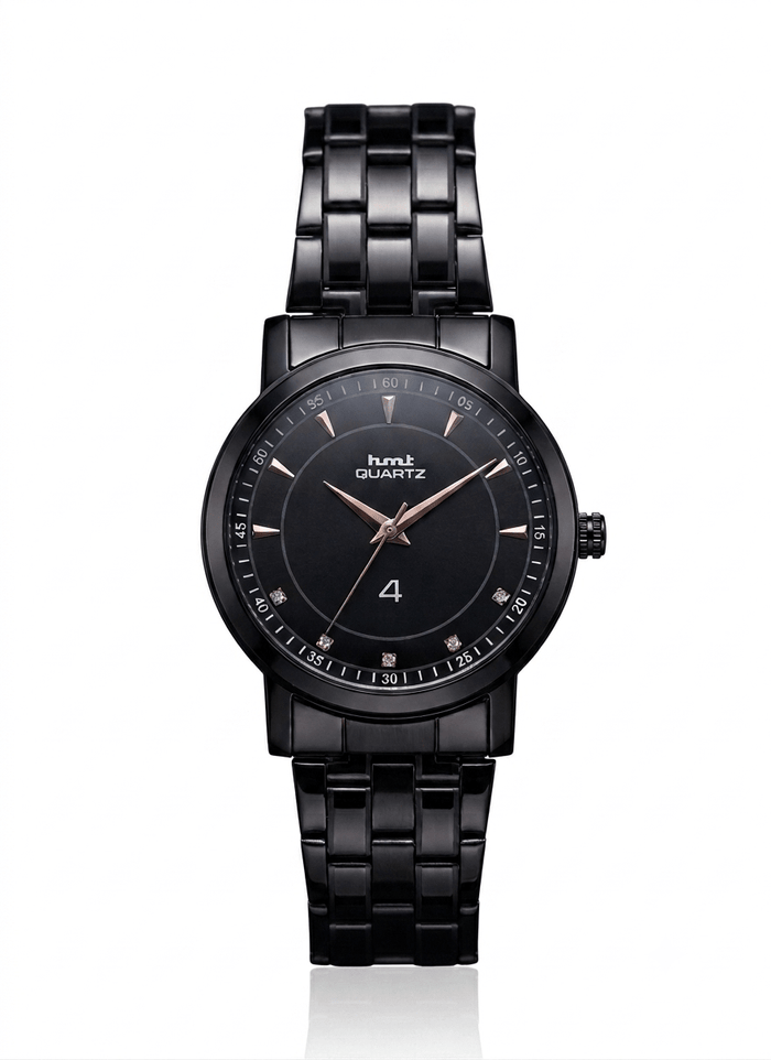 Hmt Watch For Mens Black Colour - Ashoka Watch Company