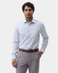 Ice Blue Non Iron Textured Shirt - Elon