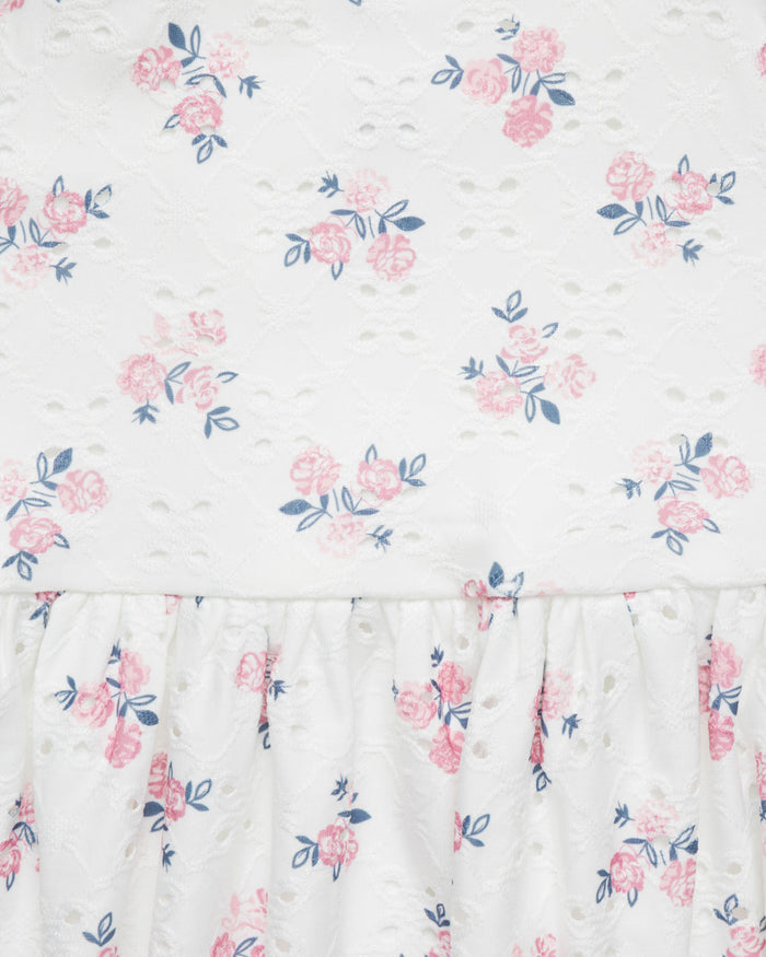 Jacket Floral Dress Set in Pink