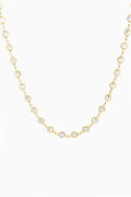 Jennifer Miller Bezel Station Necklace