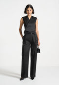 julie-sateen-tailored-twin-pleat-trousers-black