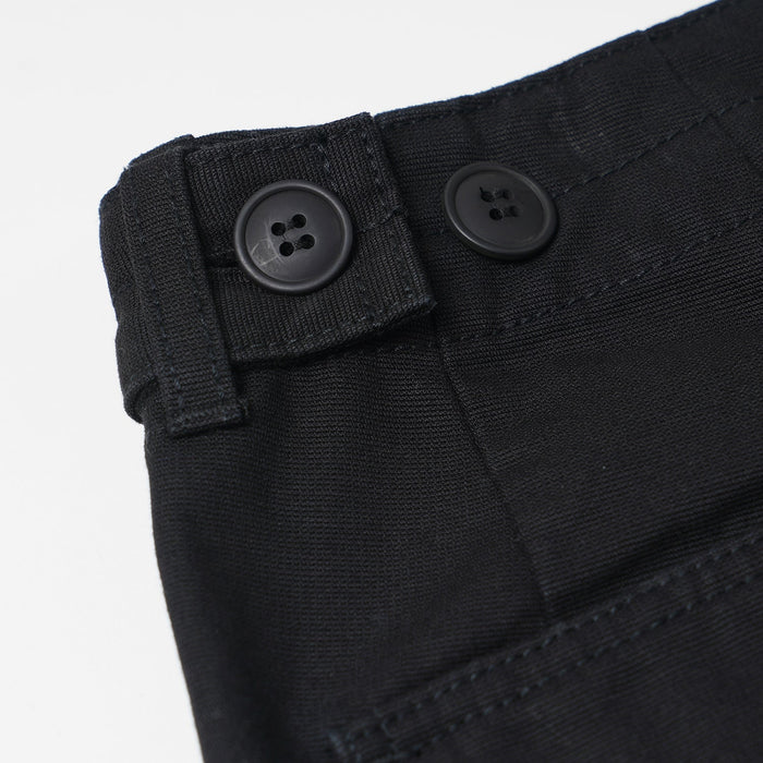 JUNGLE CLOTH FATIGUE PANT - BLACK