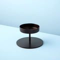 Kent Black Pillar Candle Holder, Short