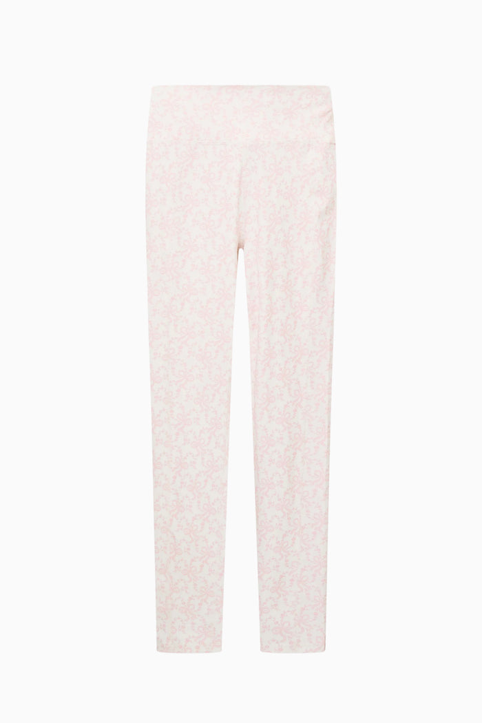 Light pink pants on a white background
